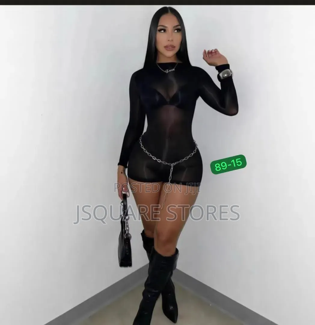 Hose Material Plain Suit Available in Black Only Free Size