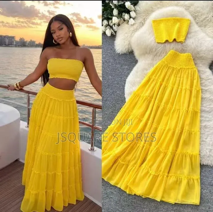 Luxury Beach 2-Piece Set Available in Picture Colour Size S M L