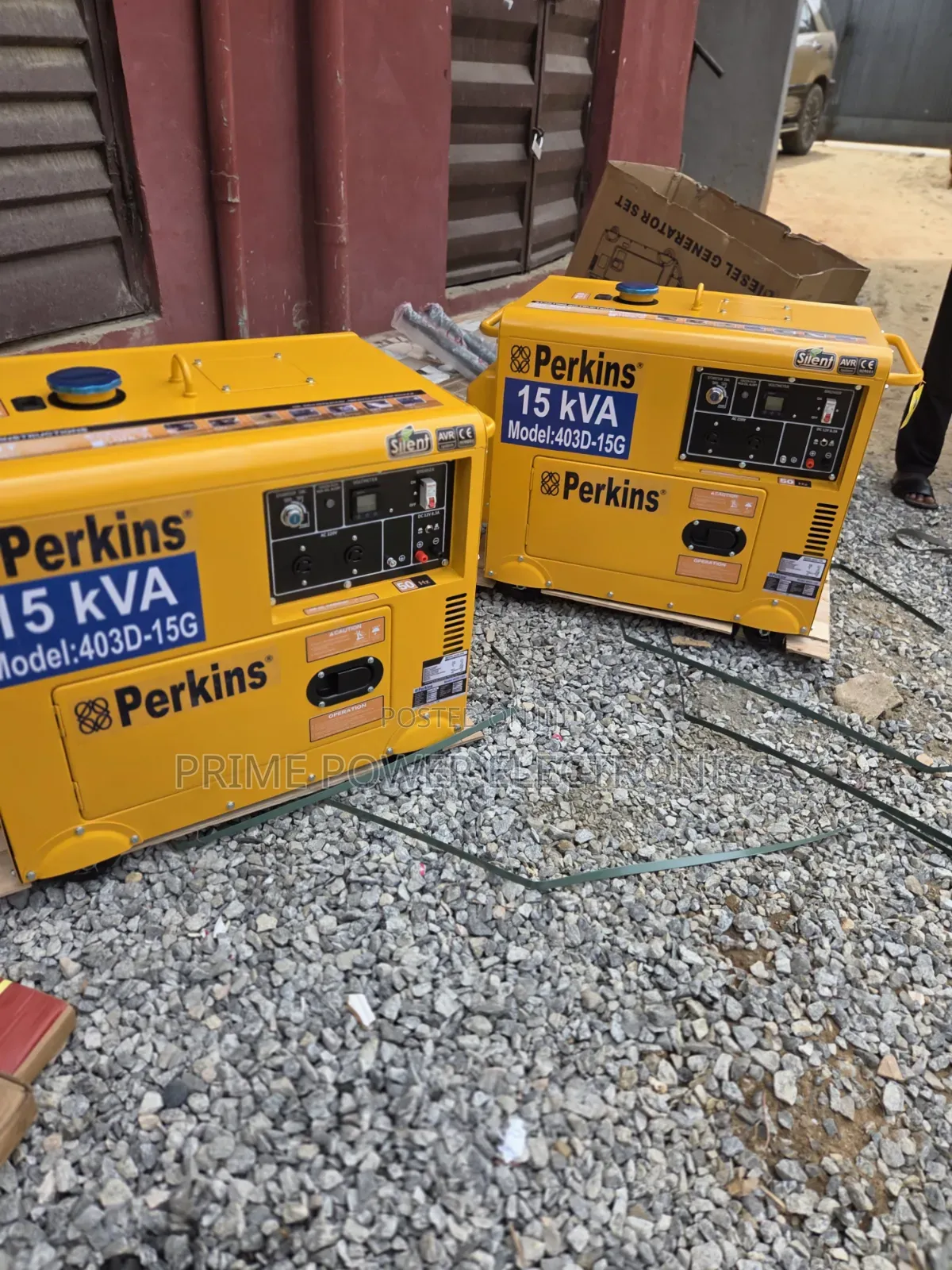 Original 15kVA Perkins Diesel Silent Power Generator