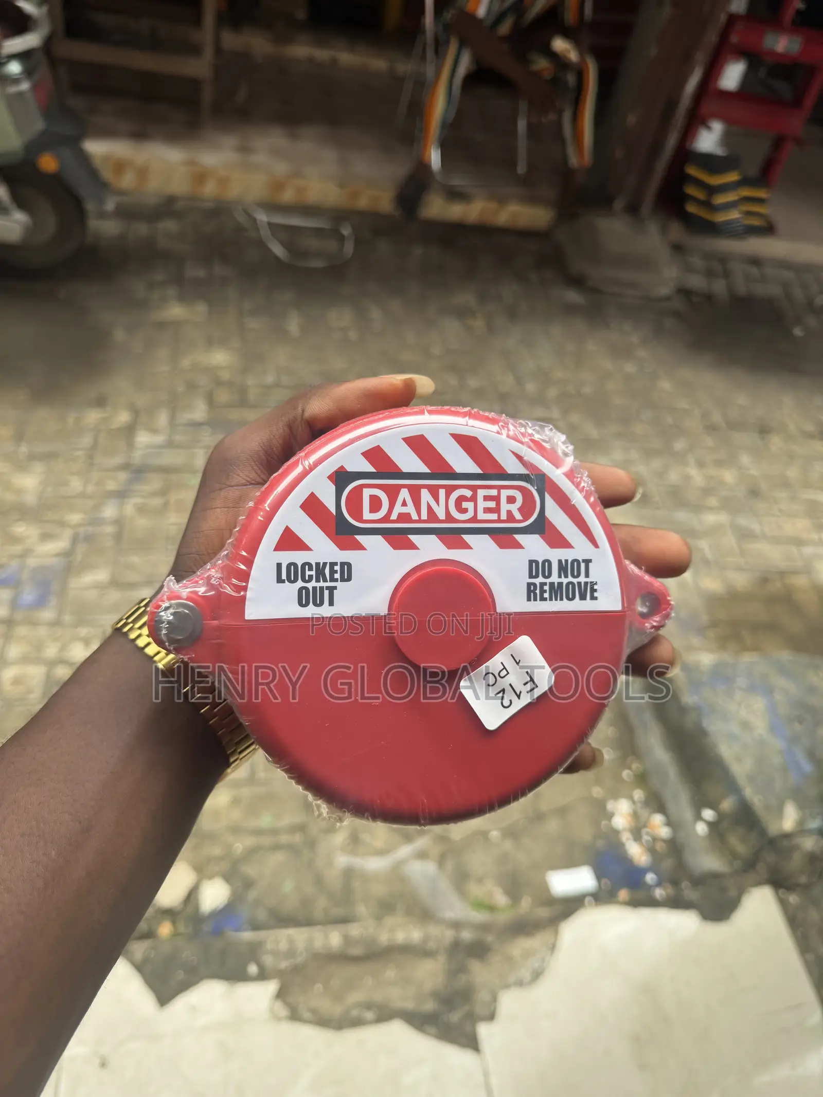 LOTO Valve Lockout – Danger / Locked Out