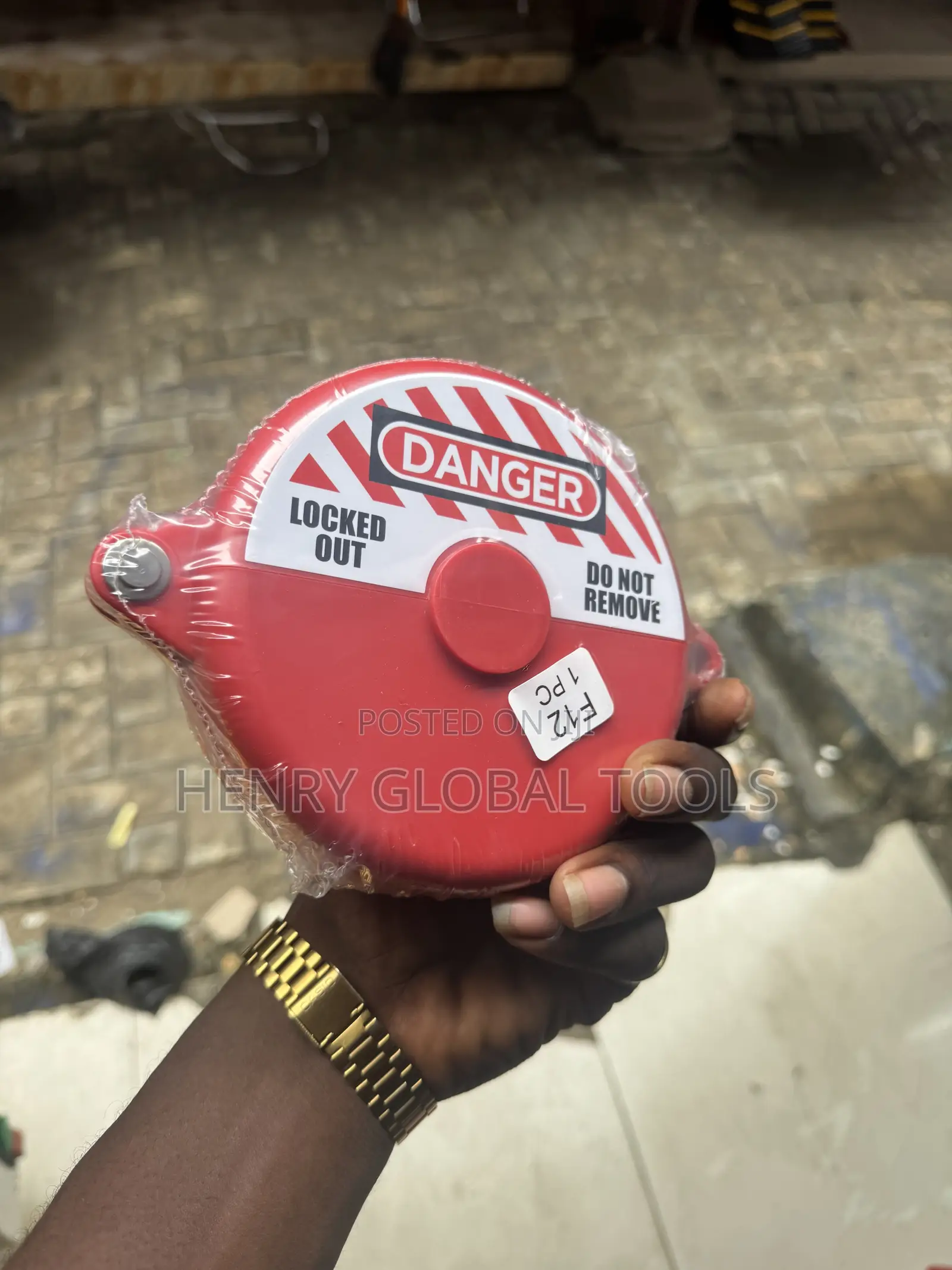 LOTO Valve Lockout – Danger / Locked Out