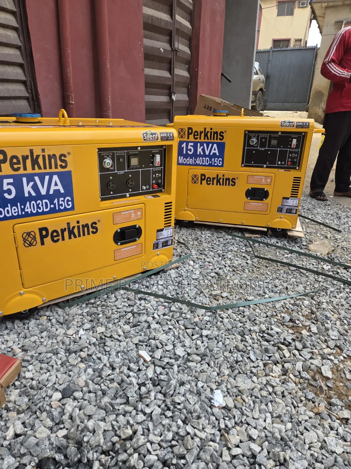 Brand New 15kVA Perkins Diesel Generator – Single Phase