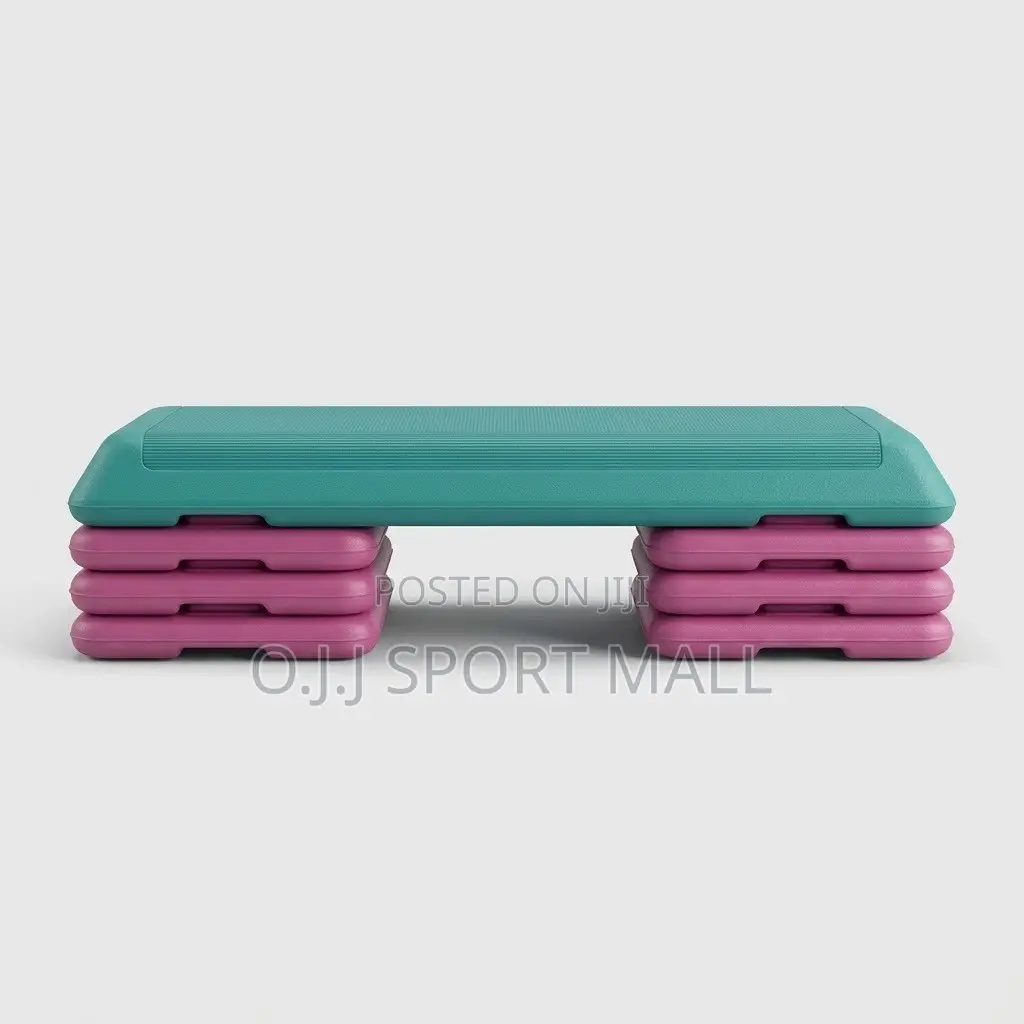 Adjustable Step Board for Aerobic Cardio Exercise