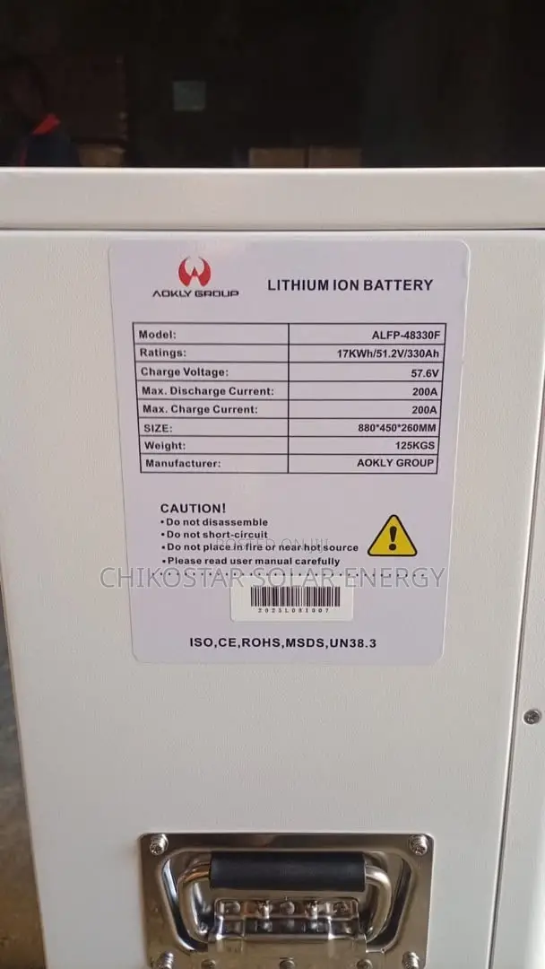 Aokly Lithium Iron Phosphate (LiFePO4) Solar Inverter Battery