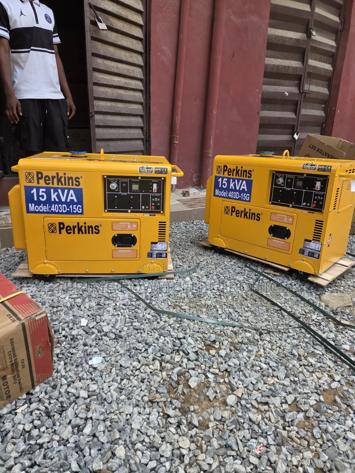 Powerful 15kVA Perkins Diesel Generator – Single Phase