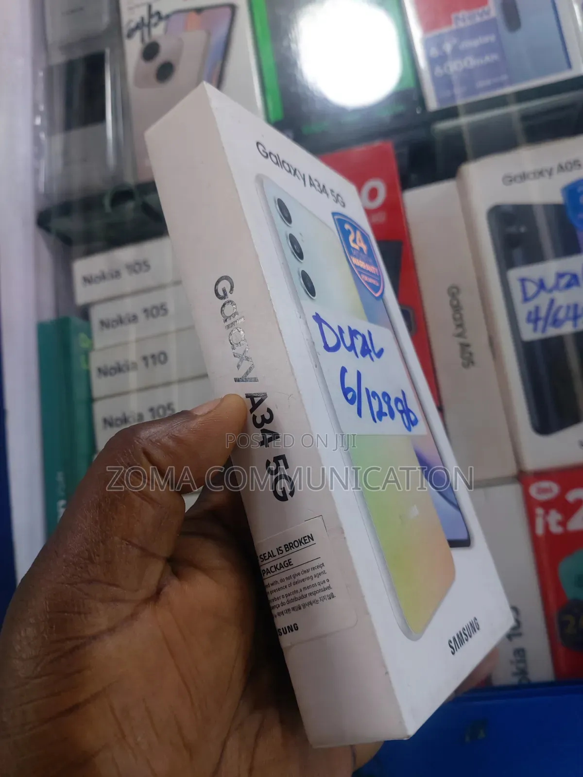 New Samsung Galaxy A34 5G 128 GB Silver