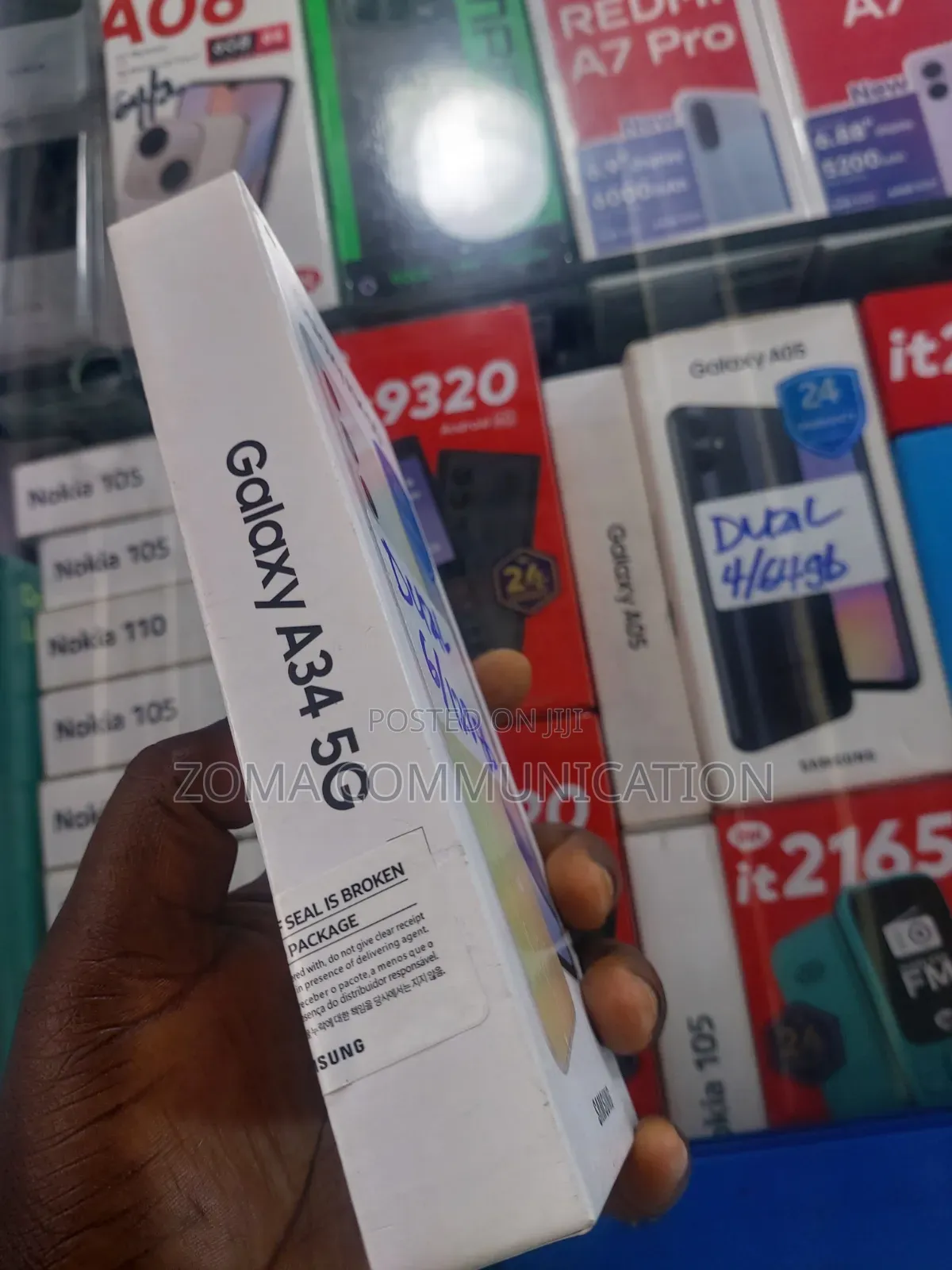 New Samsung Galaxy A34 5G 128 GB Silver