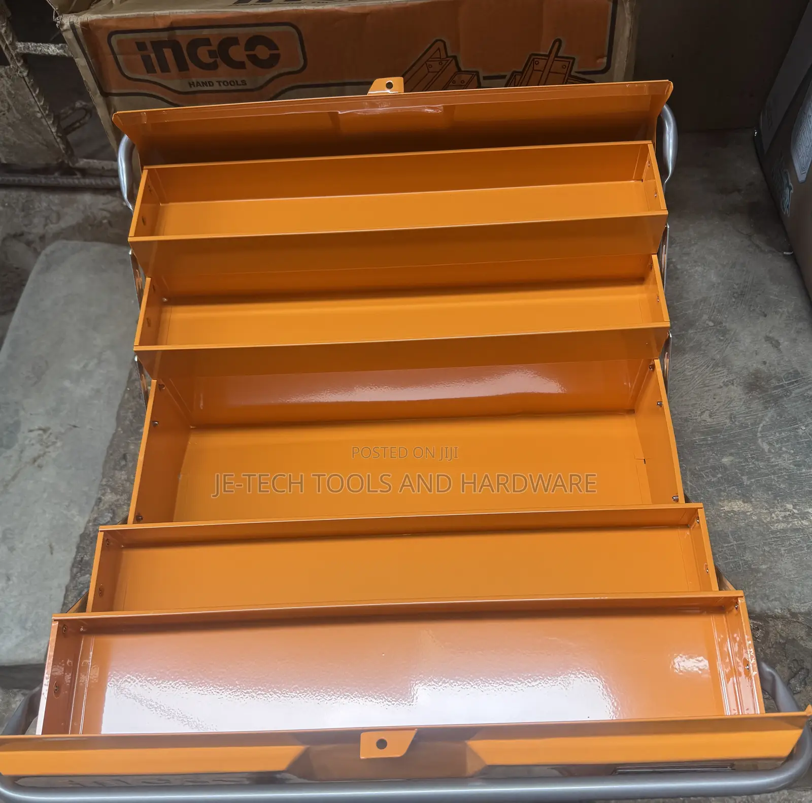 INGCO 3-Layer Metal Tool Box (Model HTB02)