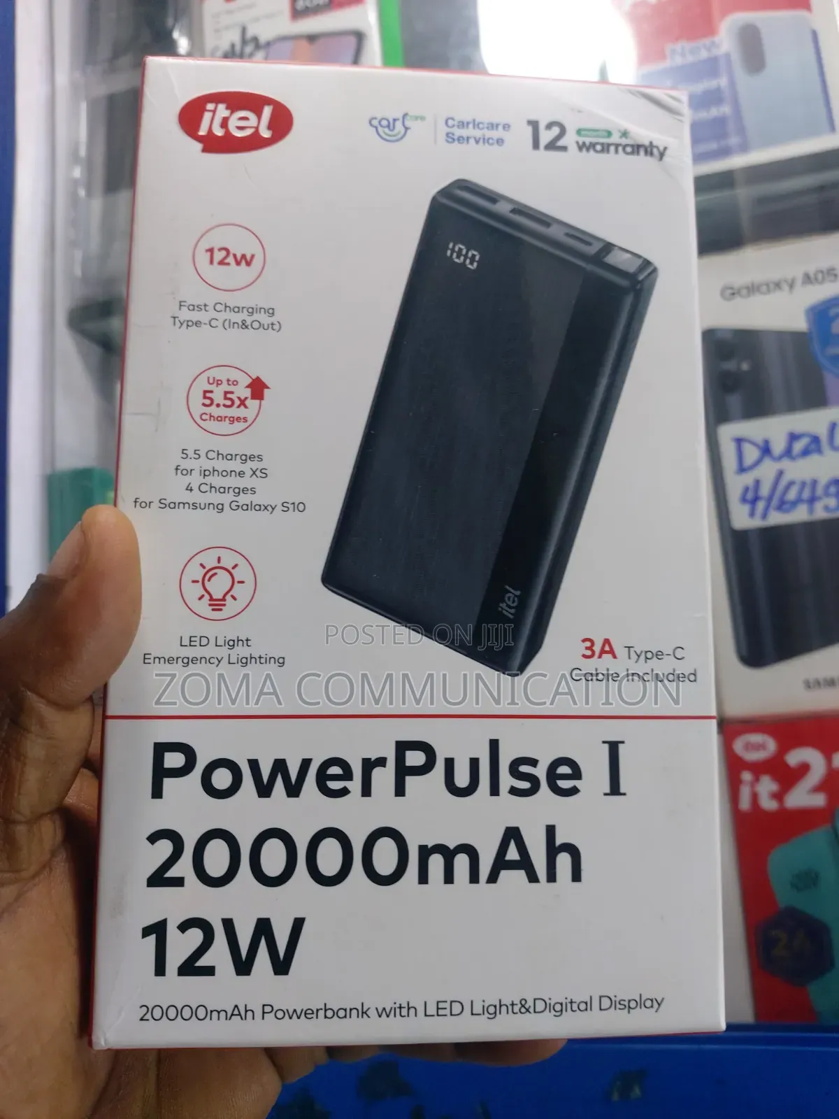 Itel Powerbank 20,000mah Capacity