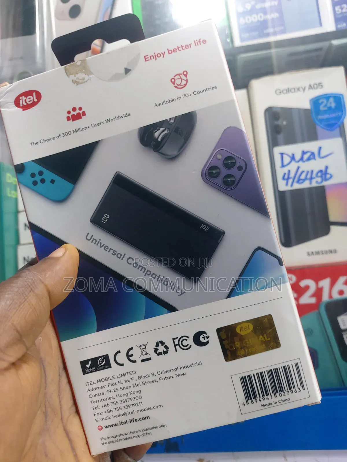 Itel Powerbank 20,000mah Capacity