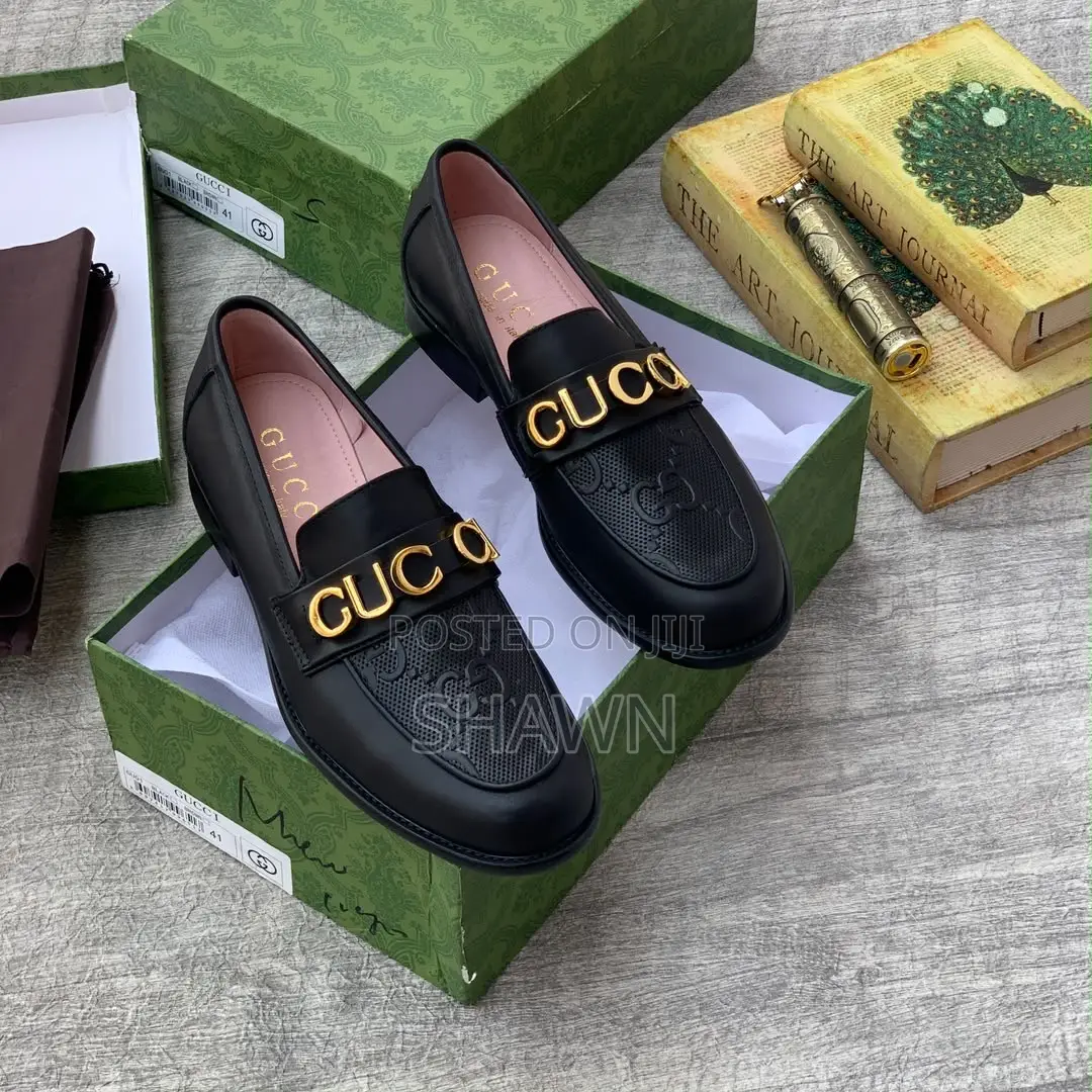 Gucci Luxury Leather Loafers