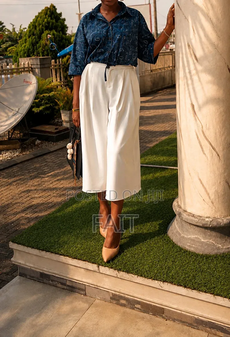 Three Quarter Length Flare Trouser