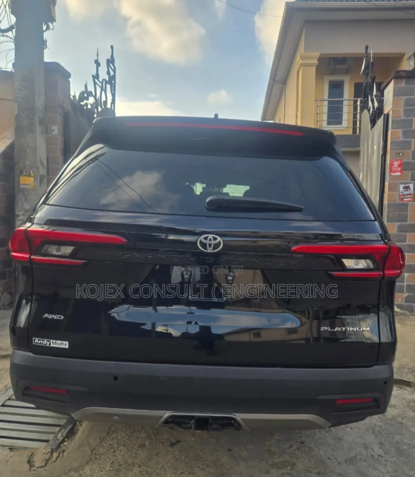Toyota Highlander Platinum 2025 Black