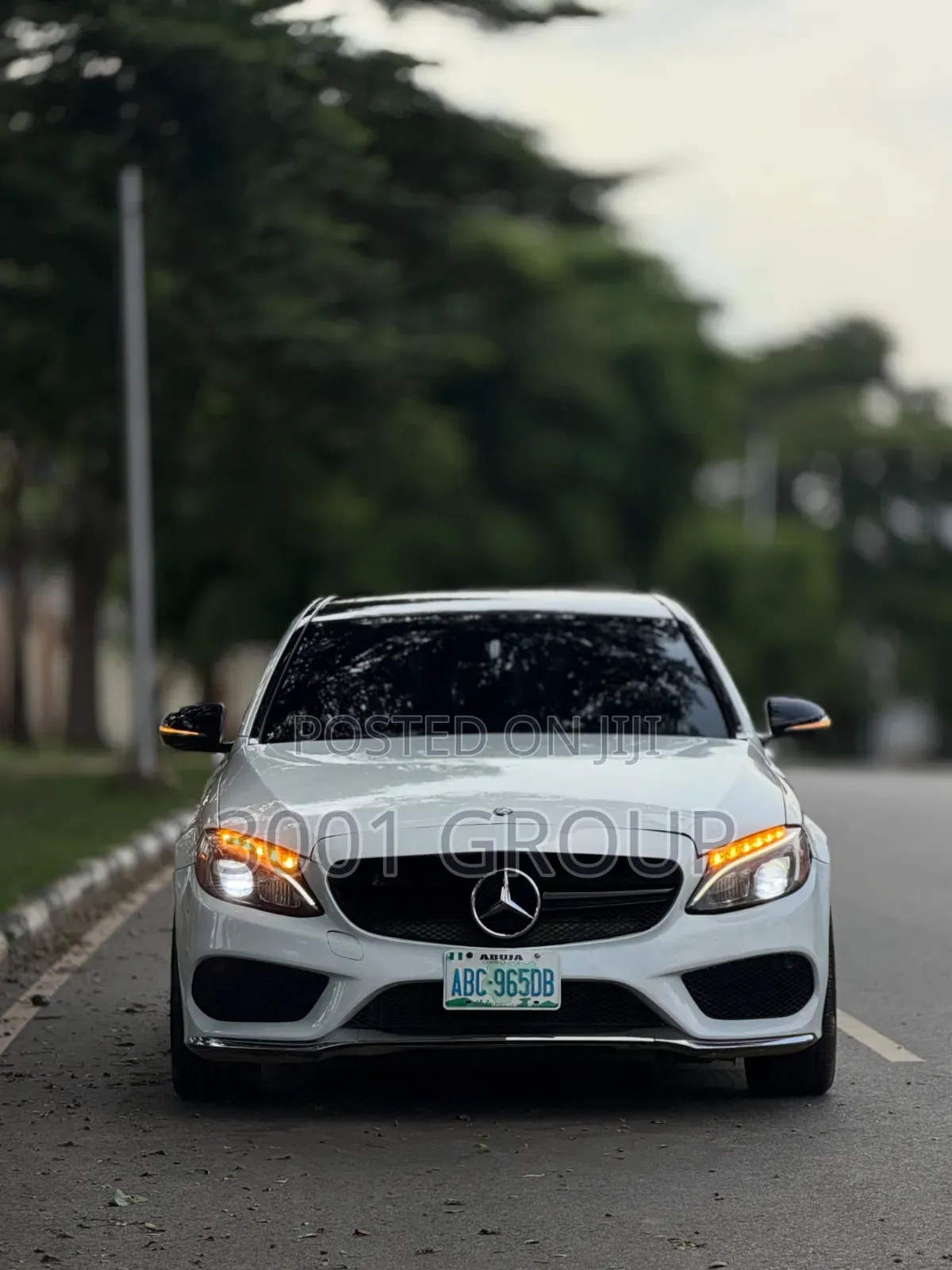 Mercedes-Benz C400 4Matic AWD Sedan (3.0L V6 7A) 2015 White