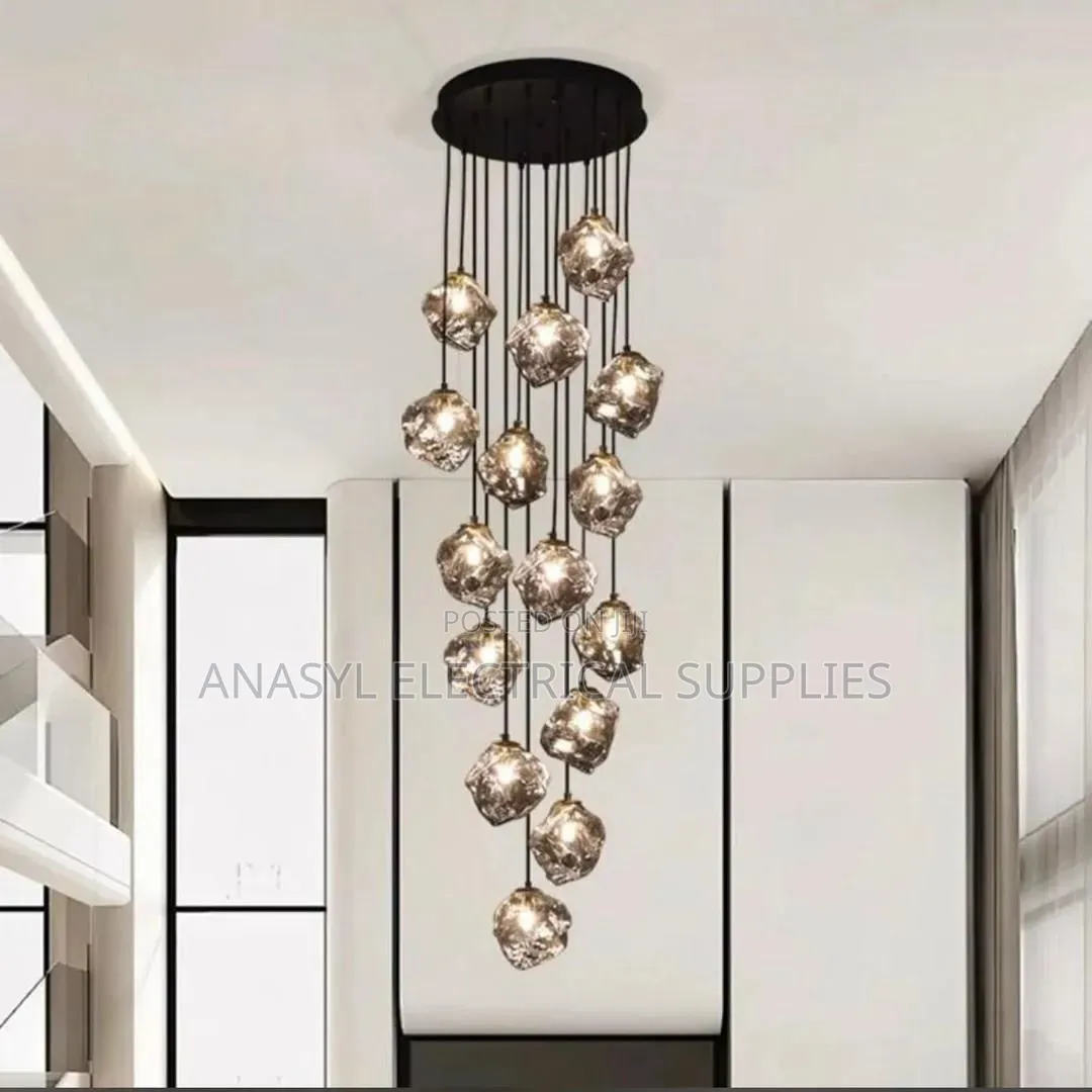 Luxury Cascading Cluster Pendant Light