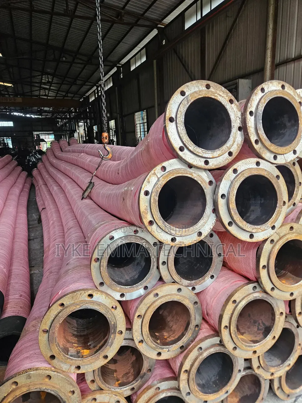 8-Inch Heavy Duty Rubber Suction Discharge Hose 20 Bar