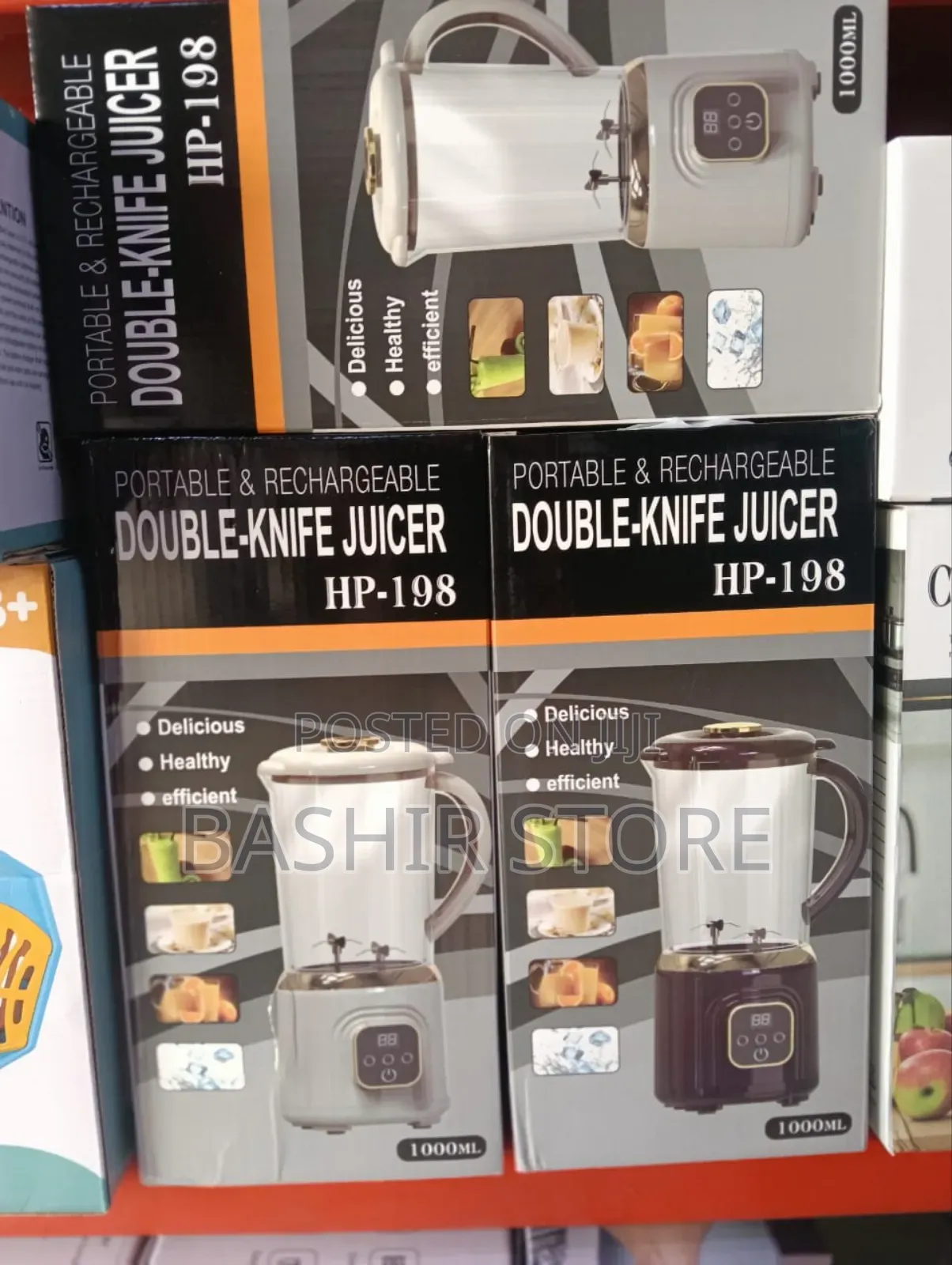Double Blade Rechargeable Juice Blender