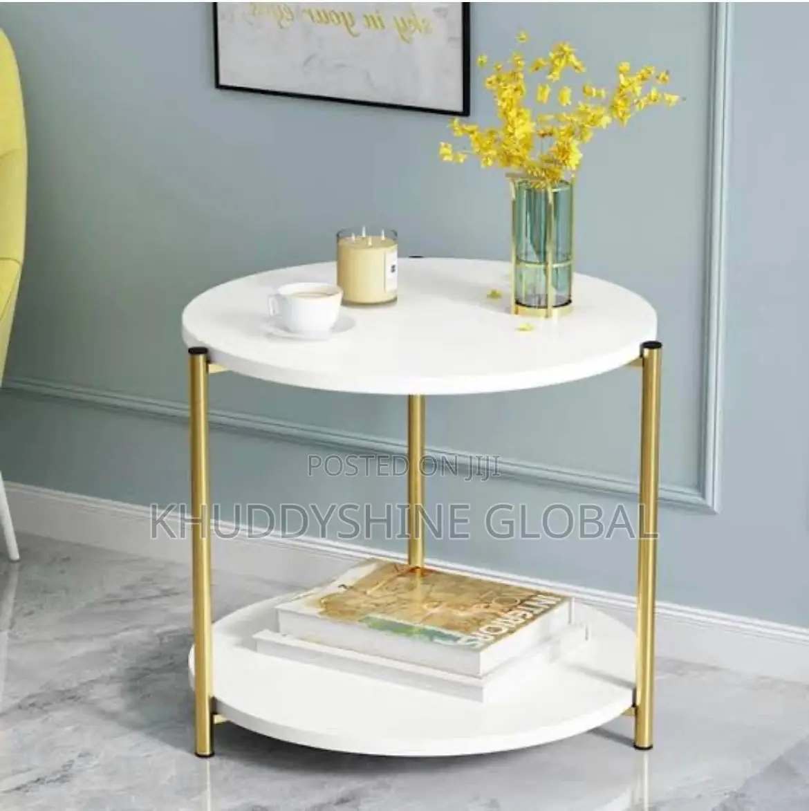 MDF Top Side Table (White)
Material:M