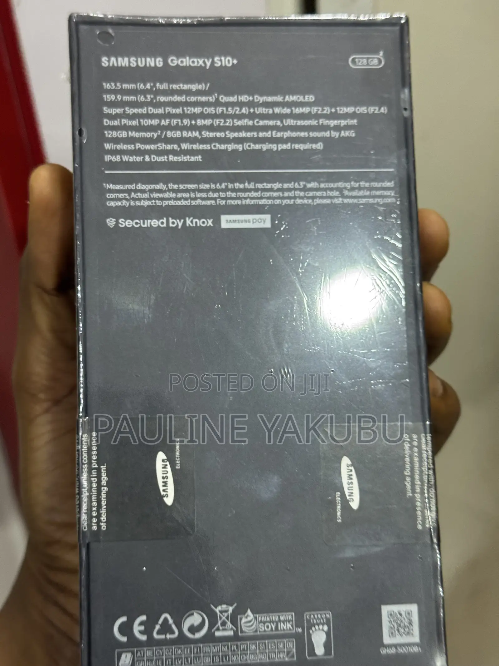 New Samsung Galaxy S10 Plus 128 GB Black