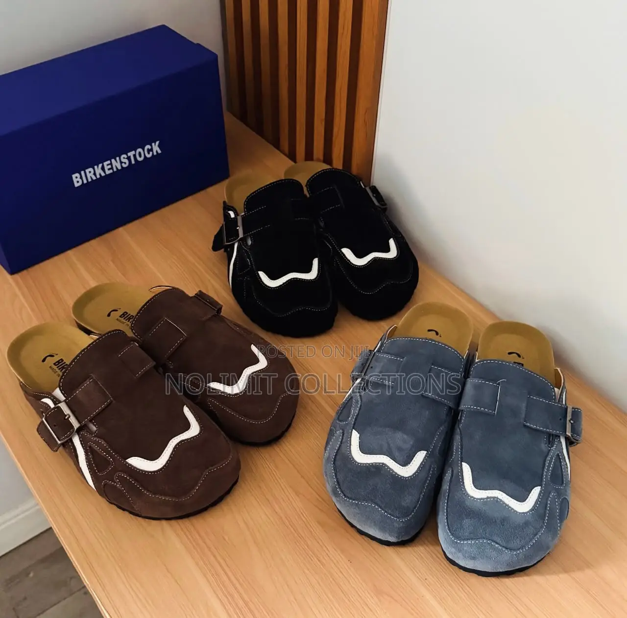 Suede Birkenstock Mule Clogs