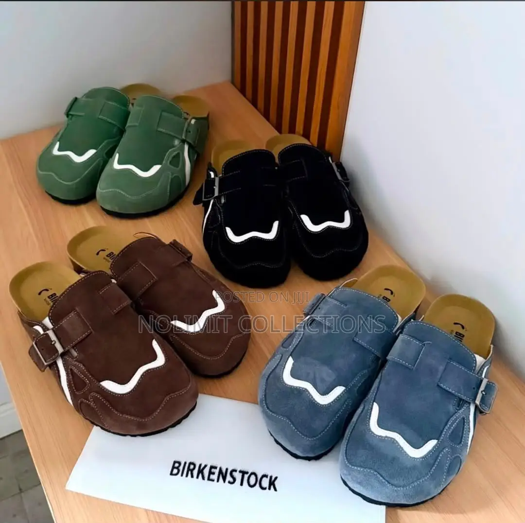Suede Birkenstock Mule Clogs