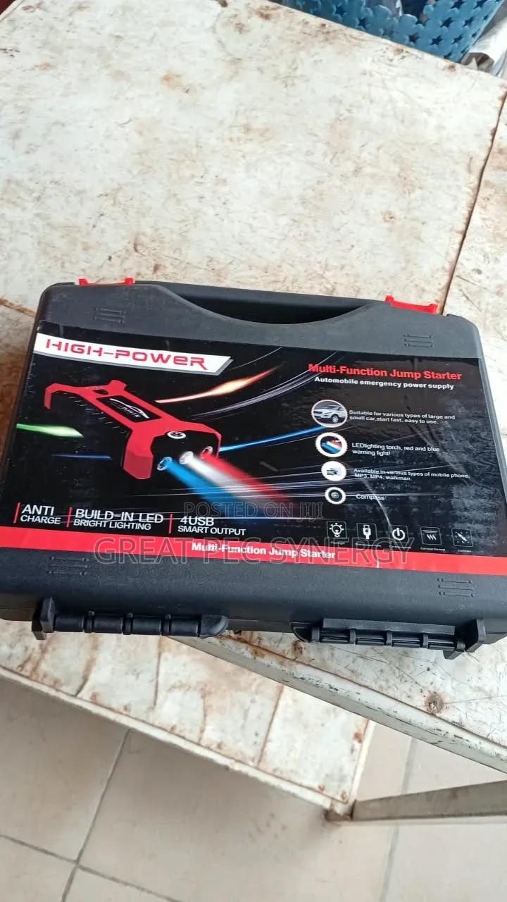 High Power Multi-Function Car Jump Starter (Without Tyre Inflator)