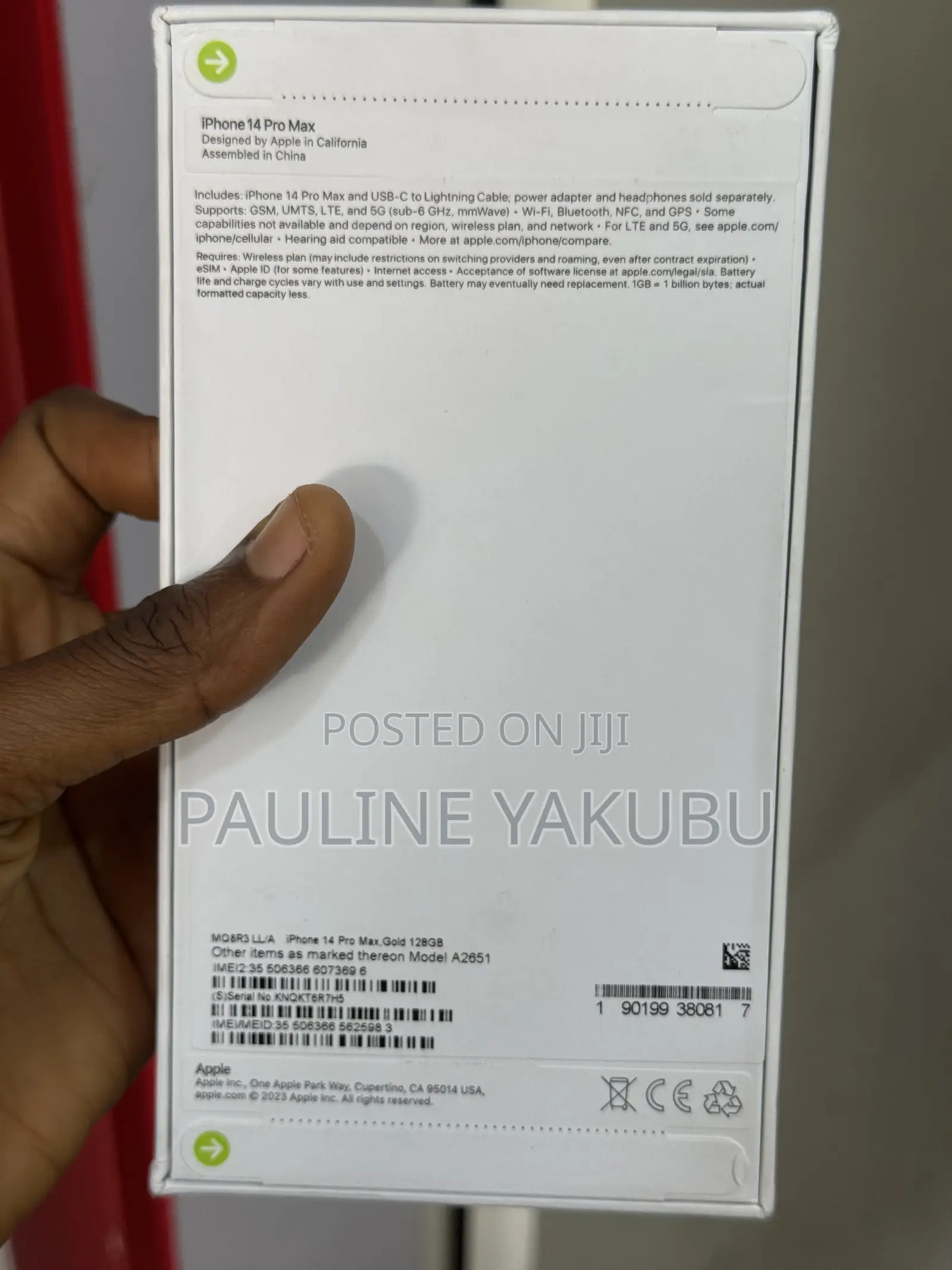 New Apple iPhone 14 Pro Max 256 GB Gold