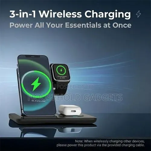 3 in 1 Foldable Wireless Charger