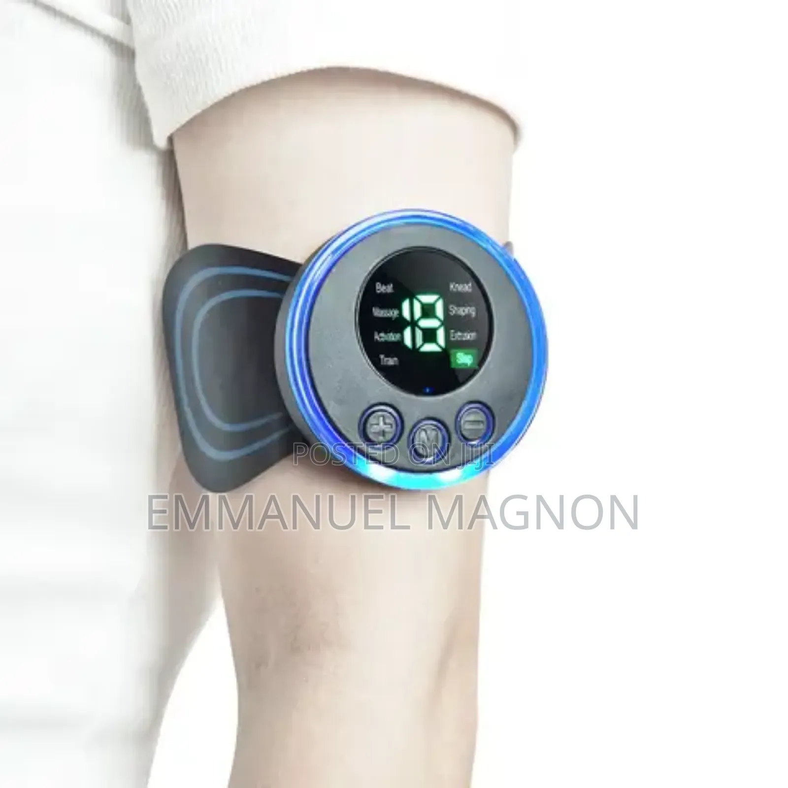 Mini EMS TENS Electric Body Massager – 8 Modes, 19 Intensity Levels