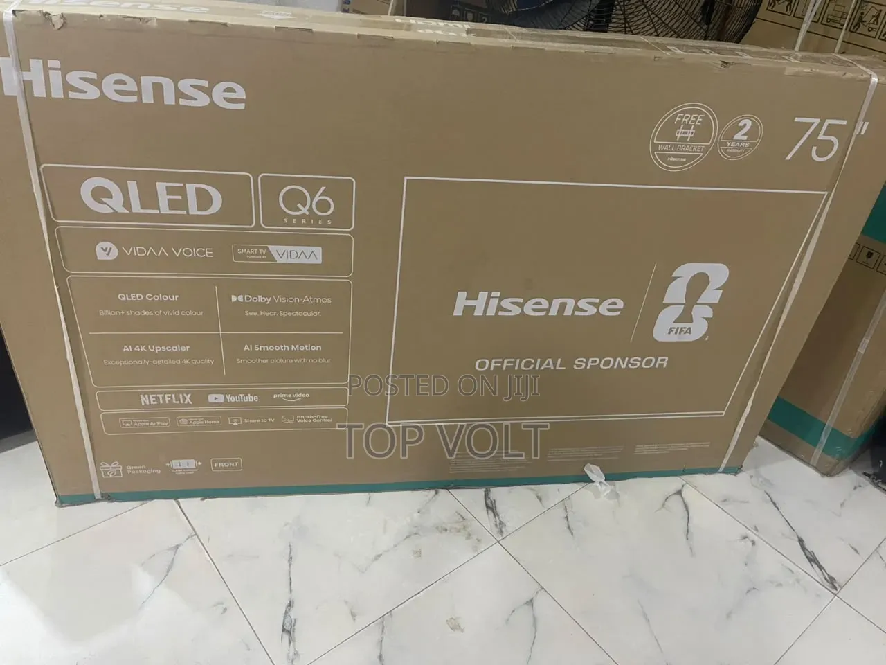 Hisense 75 Inch QLED Android Smart TV