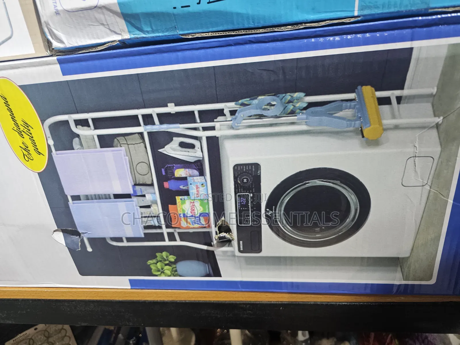 3-Tier Metal Over-Washing Machine Storage Rack Organizer