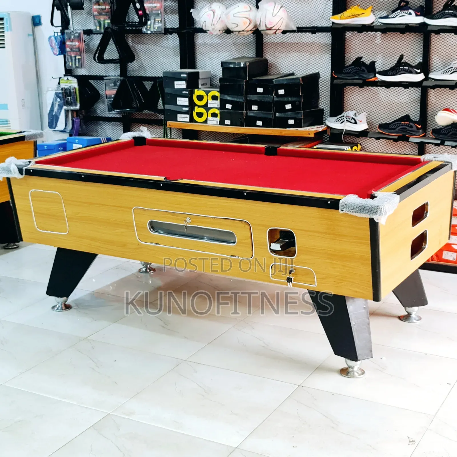 HDF Top 7ft Coin Snooker Table Nigerian-Made Full Accessories