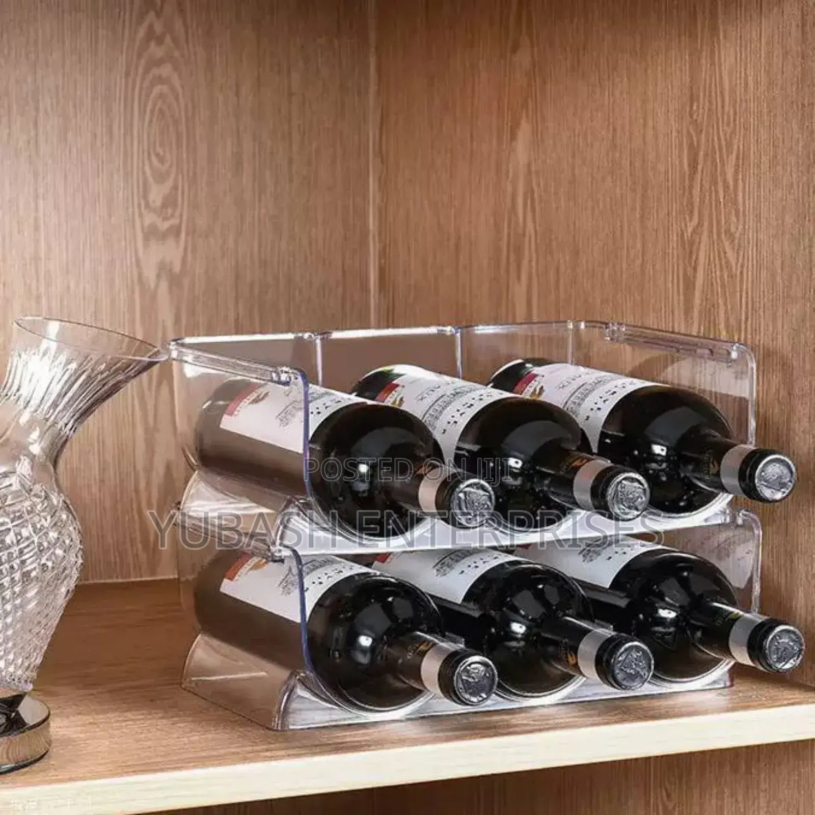 Stackable Wine Storage Display Rack.