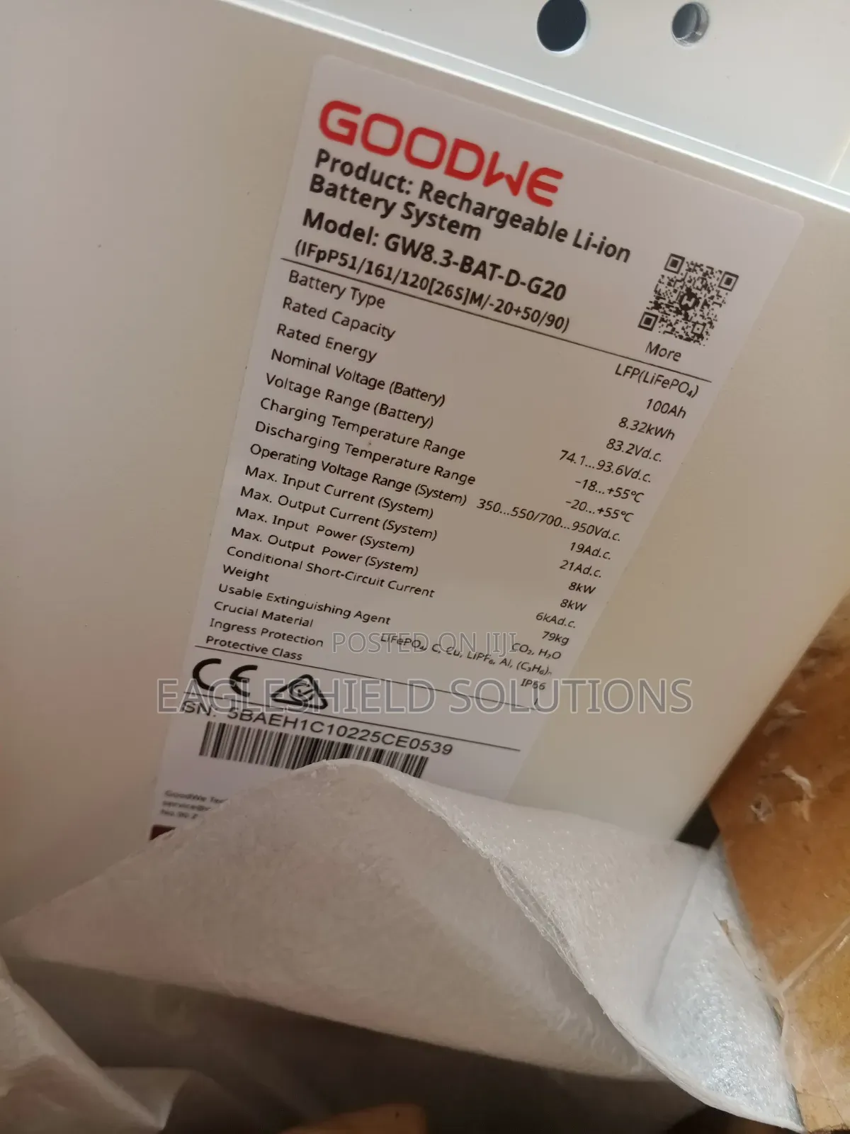 Goodwe High Voltage Lithium Battery