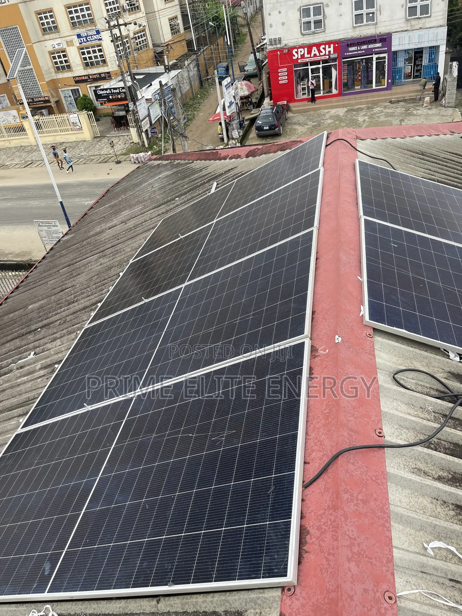 Africell 6.2kva and Felicity 5kwh With 650w X6 Solar System Setup