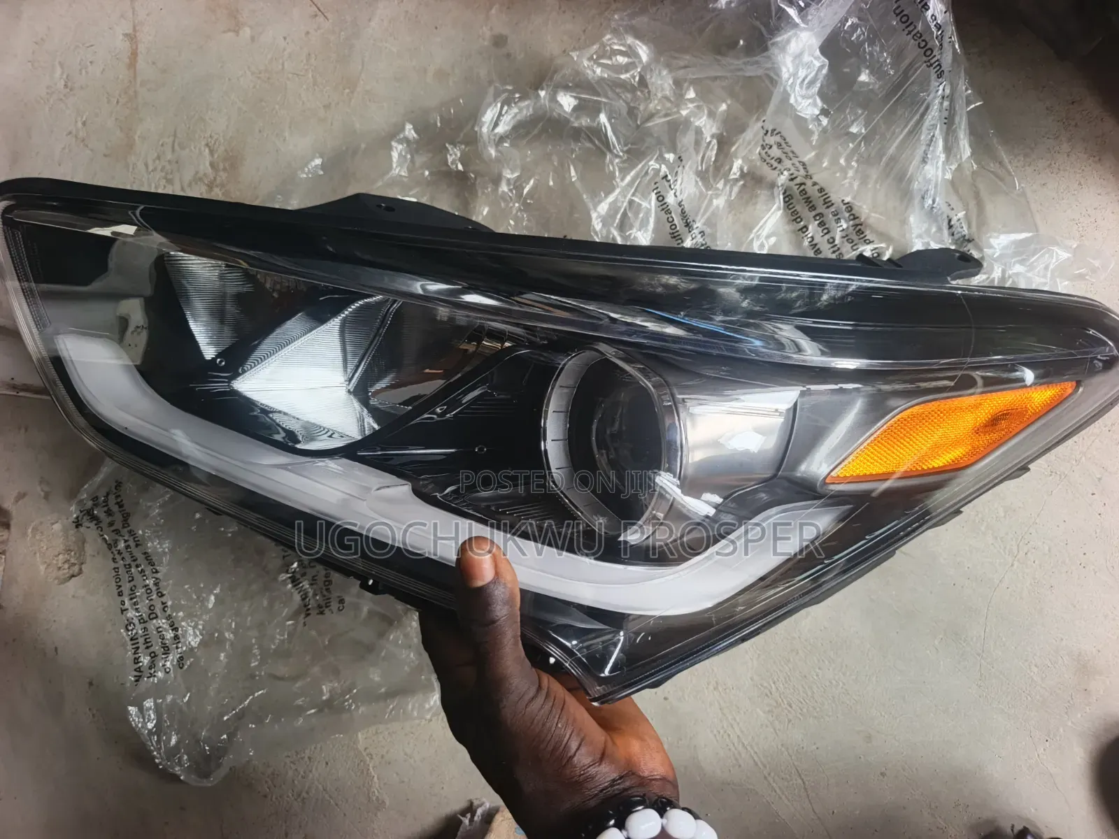 Head Lamp for Grand Santa Fe 018 LH