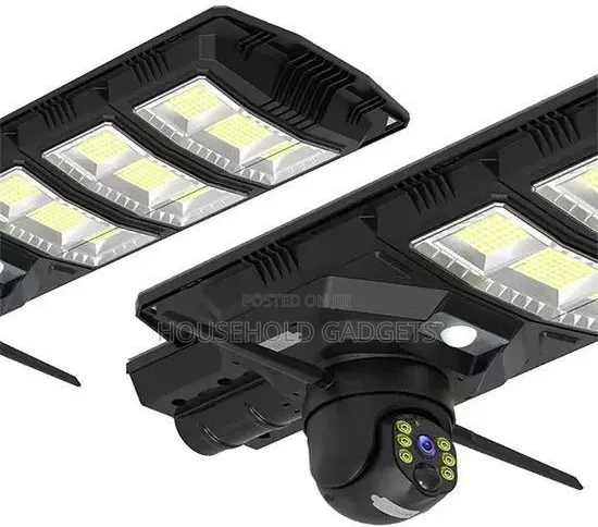 2-in-1 Ai Solar Camera With 450w Street Light