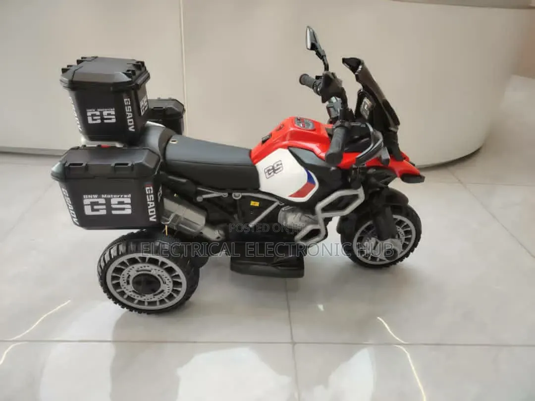 Children's Rechargeable Electric Ride-on Toy Motorcycle