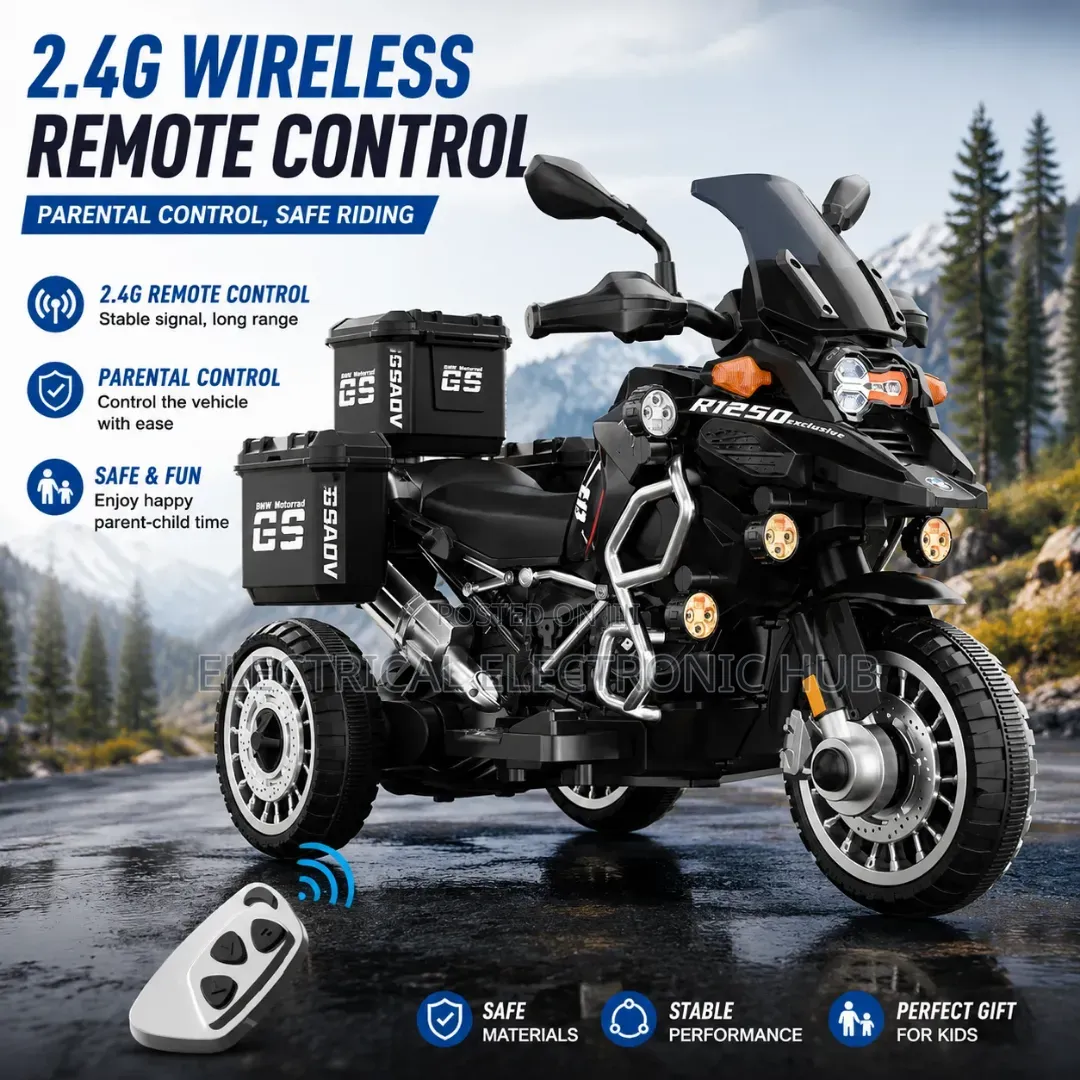 Children's Rechargeable Electric Ride-on Toy Motorcycle