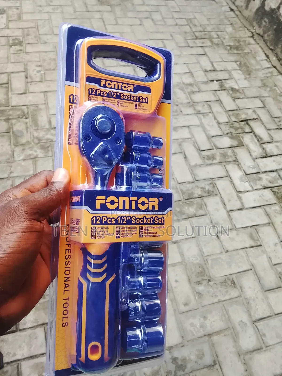Fontor 12-Piece 1/2" Socket Set,