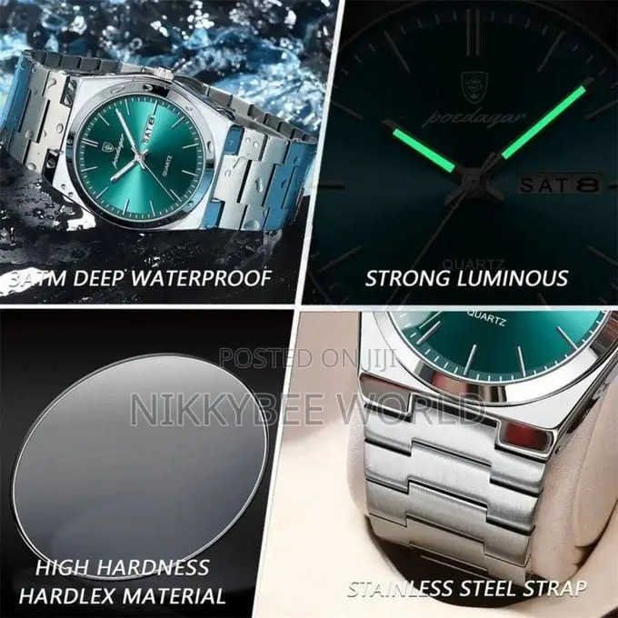 POEDAGAR High Quality Wrist Watch for Men