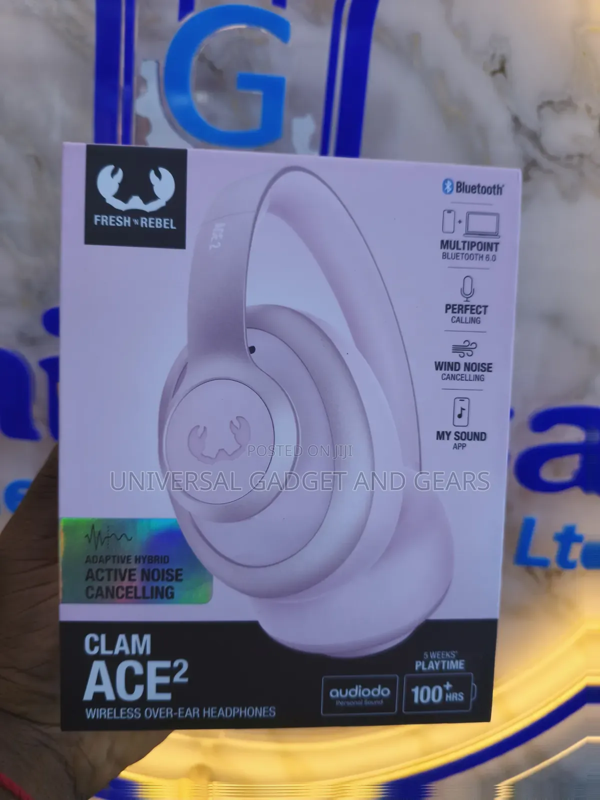 Fresh 'N Rebel Clam Ace 2 Wireless Bluetooth Over-Ear Headphones