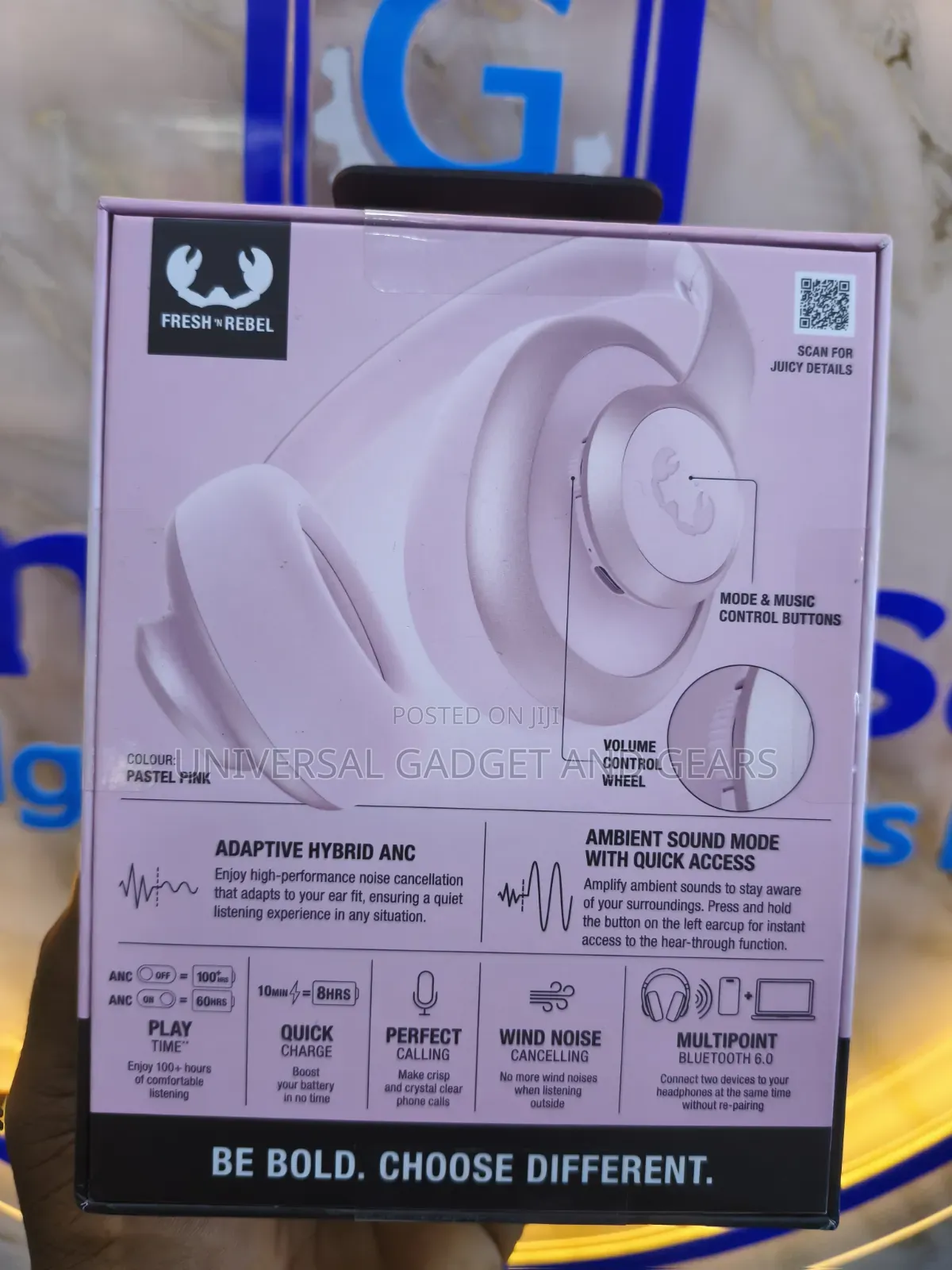 Fresh 'N Rebel Clam Ace 2 Wireless Bluetooth Over-Ear Headphones