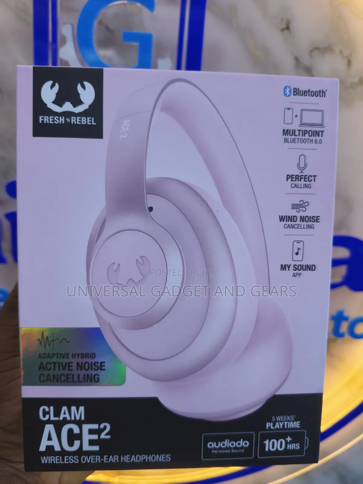 Fresh 'N Rebel Clam Ace 2 Wireless Bluetooth Over-Ear Headphones