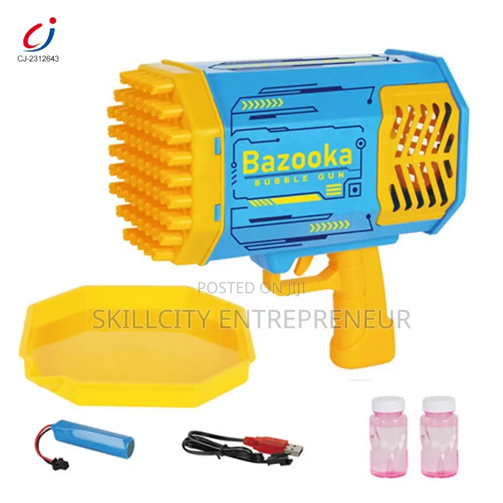 69-Hole Rechargeable Bubble Gun