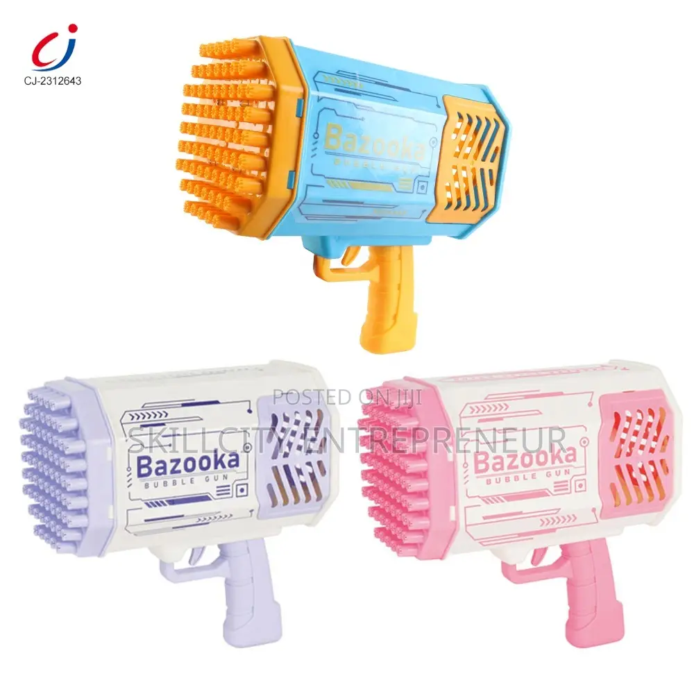 69-Hole Rechargeable Bubble Gun