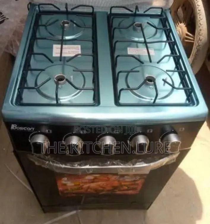 Boscon 4 Burner Standing Gas Cooker With 60L Oven