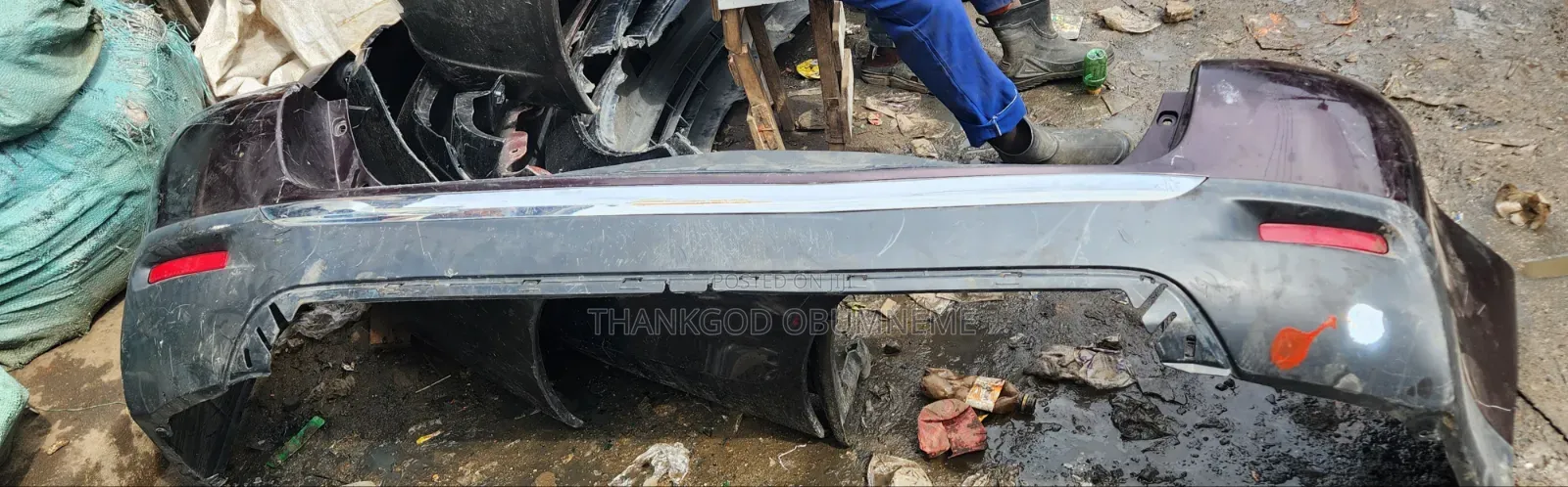 Back Complete Foreign Used Bumper for Highlander 2012
