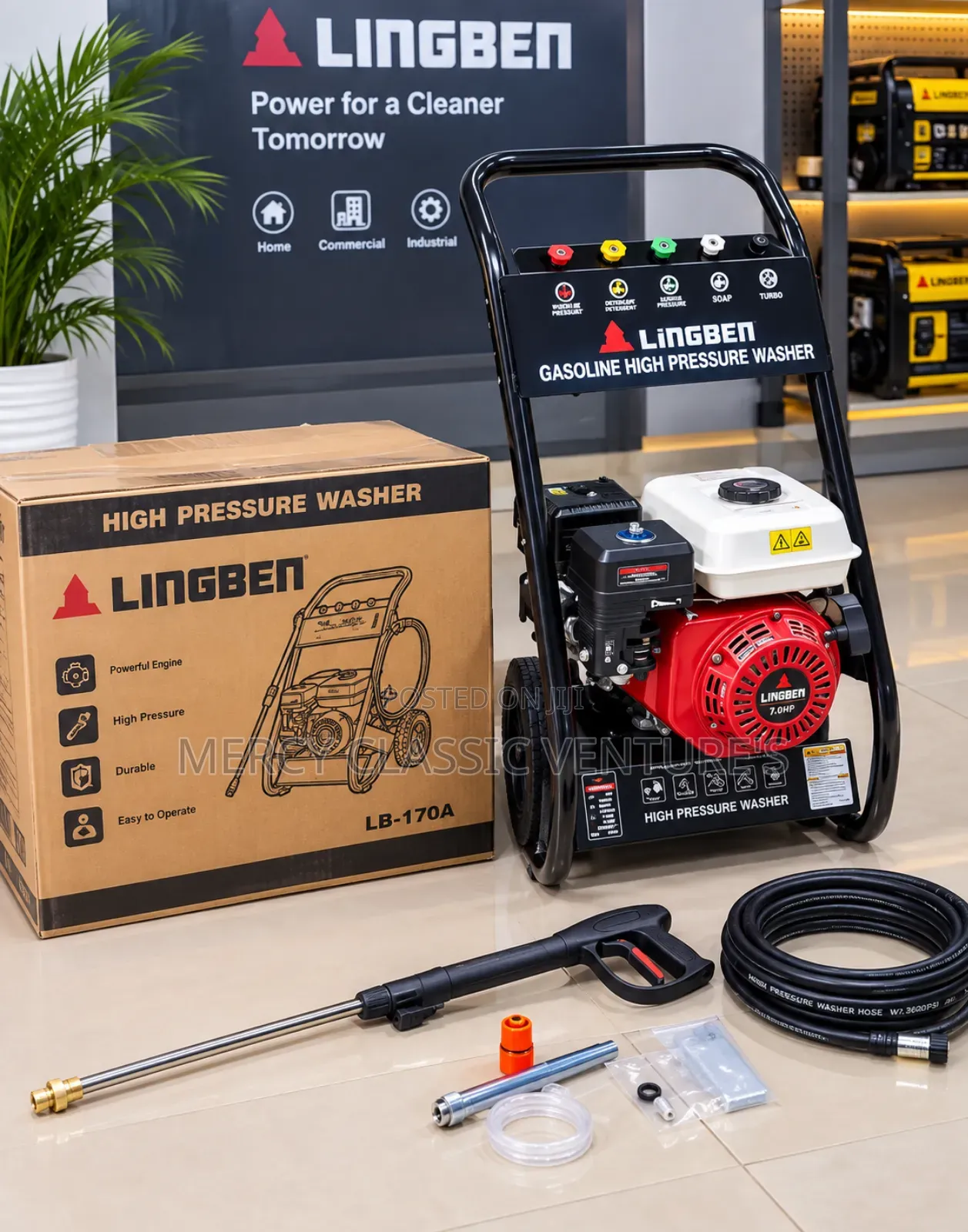 LINGBEN LB-170A Gasoline High Pressure Washer