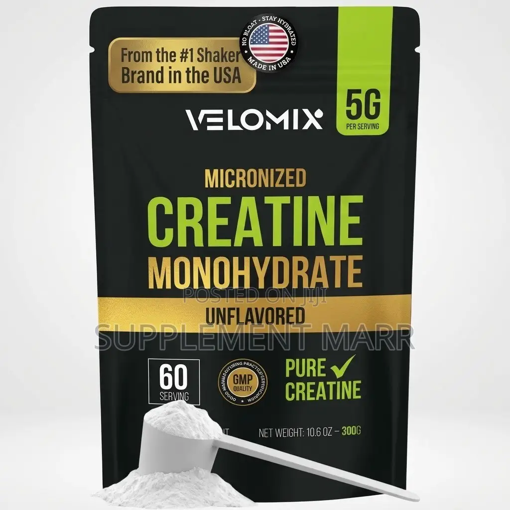 Micronised Creatine Monohydrate 300G Powder - 60 Servings